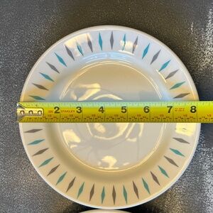 Homer Laughlin- Atomic Diamond Plates- set of 2